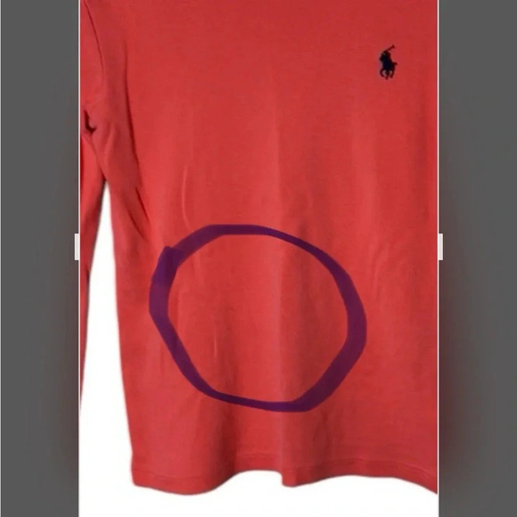 Ralph Lauren Sport shirt,women med,long  sleeve,logo,cotton 100,comfy,Athleisure - Picture 3 of 16